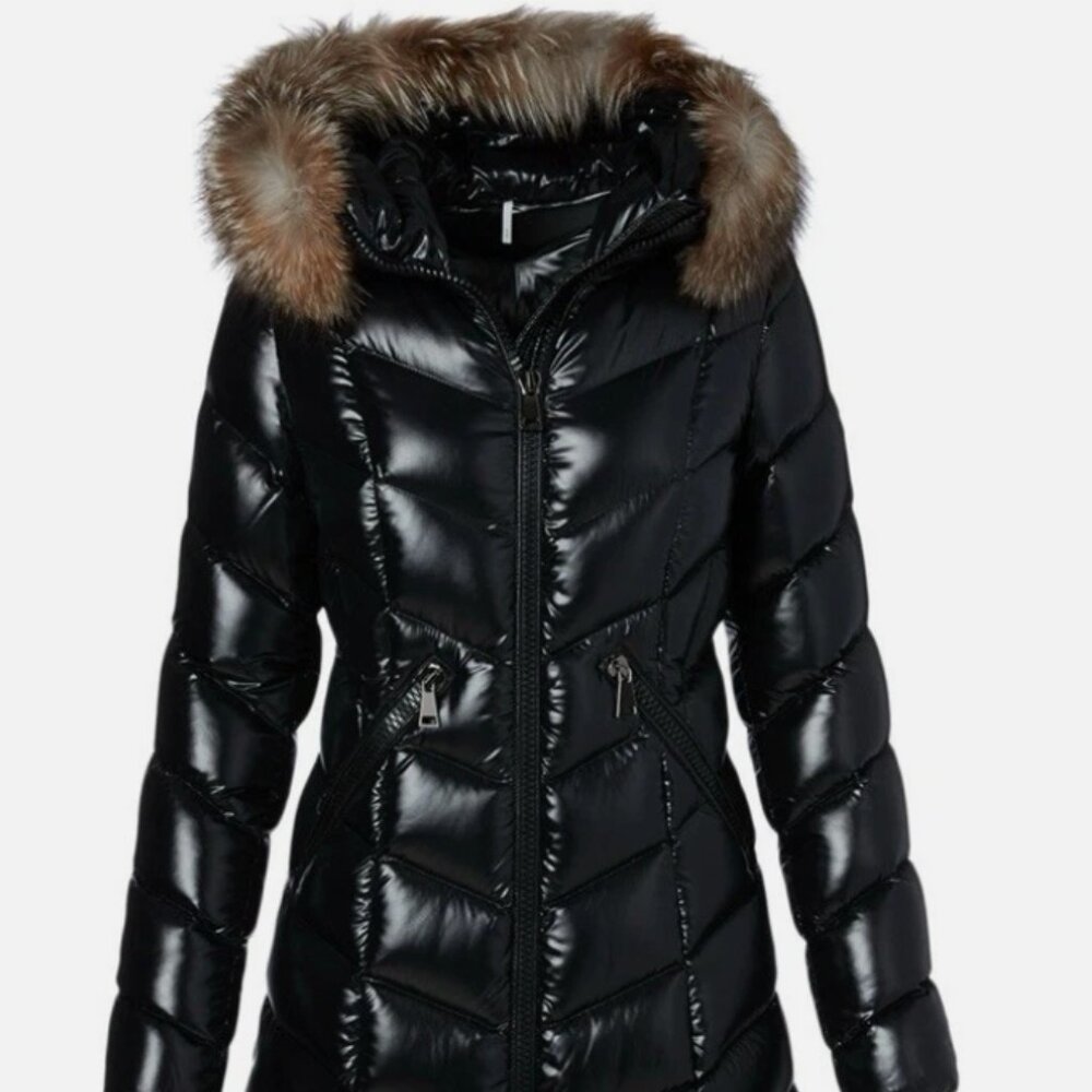 Moncler Women's Black Down Puffer Coat Jacket Size 4 (Moncler 2)